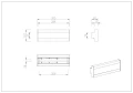 Kinkiet ścienny zewnętrzny góra-dół DAWSON antracyt DIP SWITCH LED 7W 2300+3000+4000K IP54