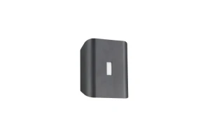 SANTERNO antracyt DIP SWITCH LED 7,5W 2300+3000+4000K IP54 Kinkiet ścienny zewnętrzny góra-dół