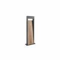 Lampa ogrodowa stojąca SALMON imitacja drewna | antracyt wys.60cm. LED 11W 3000K trio 546960135 | 4017807603729