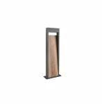 SALMON imitacja drewna | antracyt wys.60cm. LED 11W 3000K Lampa ogrodowa stojąca