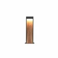 Lampa ogrodowa stojąca SALMON imitacja drewna | antracyt wys.60cm. LED 11W 3000K trio 546960135 | 4017807603729