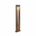 Lampa ogrodowa stojąca SALMON imitacja drewna | antracyt wys.100cm. LED 11W 3000K trio 446960135 | 4017807603736