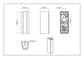 Kinkiet zewnętrzny MARNE antracyt LED 5,5W 3000K IP65 trio 247360142 | 4017807603781