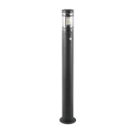 PALOMA antracyt PIR wys.100cm E27 IP44 Lampa ogrodowa stojąca z czujnikiem ruchu i zmierzchu