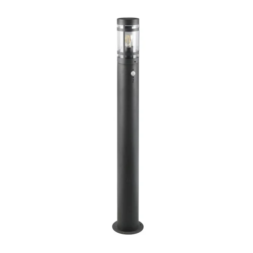 Lampa ogrodowa stojąca z czujnikiem ruchu i zmierzchu PALOMA antracyt PIR wys.100cm E27 IP44