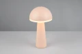 Zewnętrzna lampka stołowa FUNGO piaskowy LED dim. 2W 3000+4000+6500K IP54 akumulator+stacja ładująca