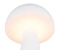 Zewnętrzna lampka stołowa FUNGO biały mat LED dim. 2W 3000+4000+6500K IP54 akumulator+stacja ładująca
