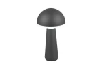FUNGO czarny mat LED dim. 2W 3000+4000+6500K IP54 akumulator+stacja ładująca Zewnętrzna lampka stołowa