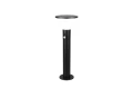 Lampa ogrodowa stojąca z czujnikiem ruchu i zmierzchu GORDA Solar akumulator czarny mat wys.50cm. PIR 3,5W 4000K IP44