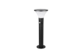 Lampa ogrodowa stojąca z czujnikiem ruchu i zmierzchu GORDA Solar akumulator czarny mat wys.50cm. PIR 3,5W 4000K IP44