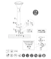 Lampa ogrodowa stojąca z czujnikiem ruchu i zmierzchu GORDA Solar akumulator czarny mat wys.50cm. PIR 3,5W 4000K IP44