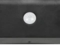 Kinkiet solarny zewnętrzny z czujnikiem ruchu i zmierzchu ATICO Solar akumulator czarny mat PIR 8W 4000K IP44