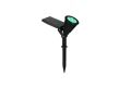 Reflektor ogrodowy z czujnikiem zmierzchu FESTIVAL Solar czarny mat LED RGB 1W IP44