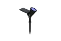 Reflektor ogrodowy z czujnikiem zmierzchu FESTIVAL Solar czarny mat LED RGB 1W IP44