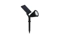 Reflektor ogrodowy z czujnikiem zmierzchu FESTIVAL Solar czarny mat LED RGB 1W IP44