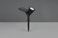 Reflektor ogrodowy z czujnikiem zmierzchu FESTIVAL Solar czarny mat LED RGB 1W IP44