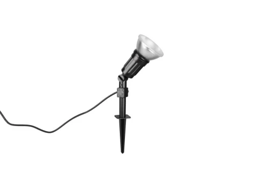 Reflektor ogrodowy CACERES czarny LED E27 15W 4000K IP44