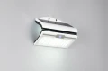 Kinkiet solarny zewnętrzny uchylny z czujnikiem ruchu i zmierzchu MACAPA Solar akumulator biały PIR 5W 4000K IP44