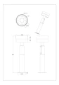 Lampa ogrodowa stojąca MACKENZIE antracyt wys.50cm. LED 8W 3000K IP54