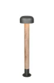 Lampa ogrodowa stojąca FRASER imitacja drewna | antracyt wys.84cm. E27 IP54