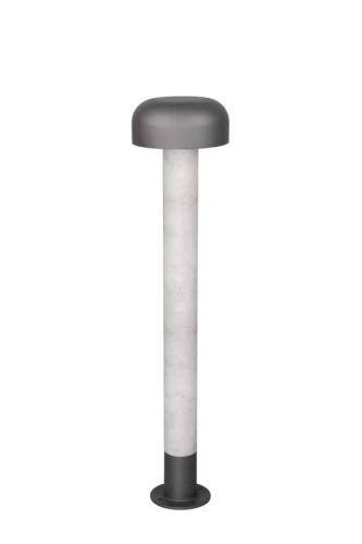 Lampa ogrodowa stojąca FRASER imitacja betonu | antracyt wys.84cm. E27 IP54