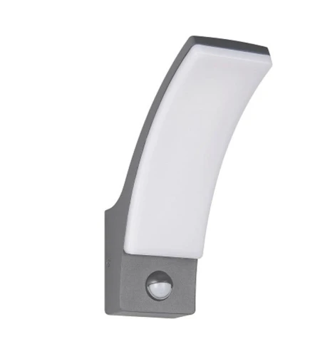 Kinkiet zewnętrzny z czujnikiem ruchu i zmierzchu BEJA antracyt PIR LED 12,5W 4000K IP44