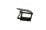 MOURA Solar czarny mat PIR LED 10W 3000+4000+6000K IP54 Naświetlacz solarny z czujnikiem ruchu i zmierzchu