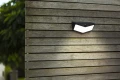 Kinkiet zewnętrzny solarny z  czujnikiem ruchu i zmierzchu WINGS Solar czarny PIR LED 3,7W 5000K IP44