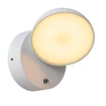Kinkiet zewnętrzny uchylny z czujnikiem zmierzchu FINN biały PIR LED 12W 3000K IP54