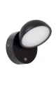 Kinkiet zewnętrzny uchylny z czujnikiem zmierzchu FINN czarny PIR LED 12W 3000K IP54