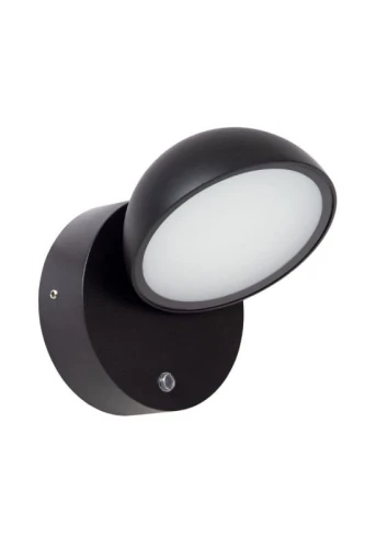 Kinkiet zewnętrzny uchylny z czujnikiem zmierzchu FINN czarny PIR LED 12W 3000K IP54