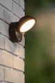 Kinkiet zewnętrzny uchylny z czujnikiem zmierzchu FINN czarny PIR LED 12W 3000K IP54