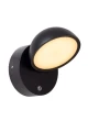 Kinkiet zewnętrzny uchylny z czujnikiem zmierzchu FINN czarny PIR LED 12W 3000K IP54