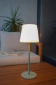 Lampka stołowa akumulatorowa zewnętrzna TYON zielona LED dim. 2W 2700K IP65