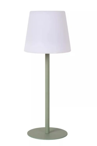 Lampka stołowa akumulatorowa zewnętrzna TYON zielona LED dim. 2W 2700K IP65
