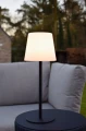 Lampka stołowa akumulatorowa zewnętrzna TYON czarna LED dim. 2W 2700K IP65