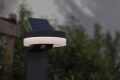 Lampa ogrodowa solarna z czujnikiem ruchu i zmierzchu RUNDA Solar szary wys.74cm. PIR