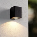 Kinkiet zewnętrzny solarny z czujnikiem zmierzchu RAMIN Solar czarny PIR LED dim. 1W 2850K IP54