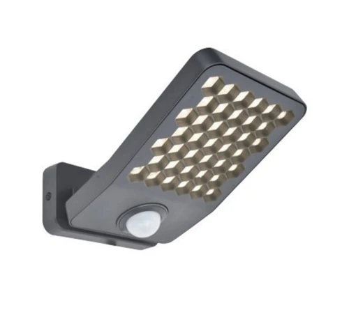 Naświetlacz z czujnikiem ruchu i zmierzchu ATLANTIS szary PIR LED 14W 3000K IP54