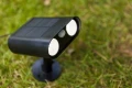 Reflektor ogrodowy BINGO Solar czarny PIR LED 8,2W 5000K IP54