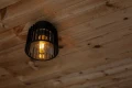 Lampa sufitowa zewnętrzna SHYNE czarny E27 IP54