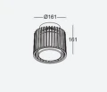 Lampa sufitowa zewnętrzna SHYNE czarny E27 IP54