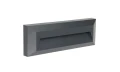 Lampa schodowo-elewacyjna zewnętrzna Mur LED DIP SWITCH antracyt 3W