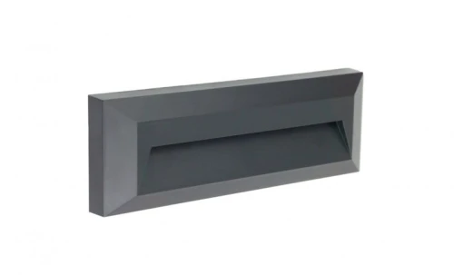 Lampa schodowo-elewacyjna zewnętrzna Mur LED DIP SWITCH antracyt 3W