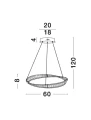 9333061_2.jpgLampa wisząca BAUTA złoty | kryształ sr.60cm. LED dim. 36W 3500K