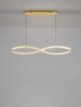 Lampa wisząca BAUTA złoty | kryształ LED dim. 95W 3500K