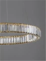Lampa wisząca BAUTA złoty | kryształ sr.60cm. LED dim. 41W 3500K