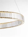 Lampa wisząca BAUTA złoty | kryształ sr.80cm. LED dim. 47W 3500K