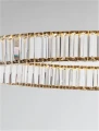 Lampa wisząca BAUTA złoty | kryształ sr.80cm. LED dim. 47W 3500K