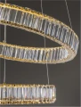 Lampa wisząca BAUTA złoty | kryształ sr.60cm. LED dim. 46W 3500K